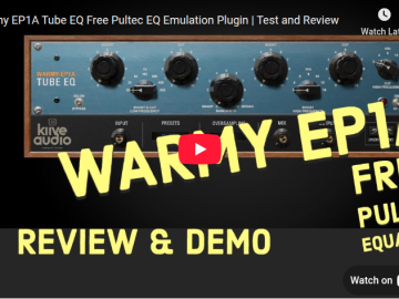 Warmy EP1A Tube EQ Free Pultec EQ Emulation Plugin | Test and Review