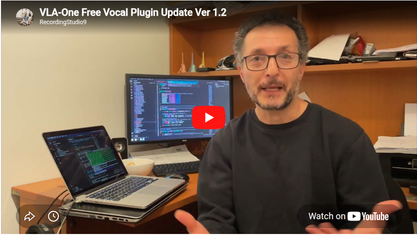 VLA-One Free Vocal Plugin Update Ver 1.2